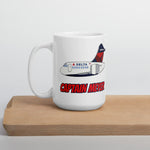 B-717 Captain Meyer White glossy mug