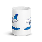 A-320 Captain Hammons White glossy mug