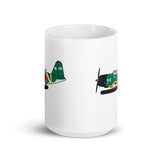 Tora Green Green Kate White glossy mug