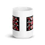 Tora Double Logo White glossy mug