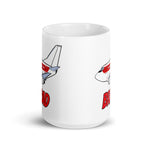 B-737 Janet "Brad" White glossy mug