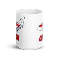 B-737 Janet "Colin" White glossy mug