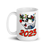 2023 Mother D Christmas White glossy mug