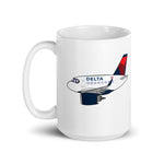 A-320 NEO Mother D White glossy mug