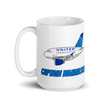 A-320 Captain Hammons White glossy mug