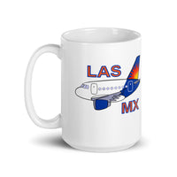 LAS MX CURLEY White glossy mug