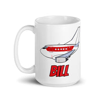 B-737 Janet "Bill" White glossy mug