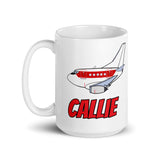 B-737 Janet "Callie" White glossy mug