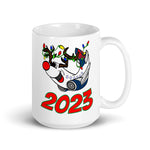 2023 Mother D Christmas White glossy mug