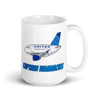 A-320 Captain Hammons White glossy mug