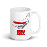 B-737 Janet "Bill" White glossy mug