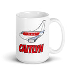 B-737 Janet "Caitlyn" White glossy mug