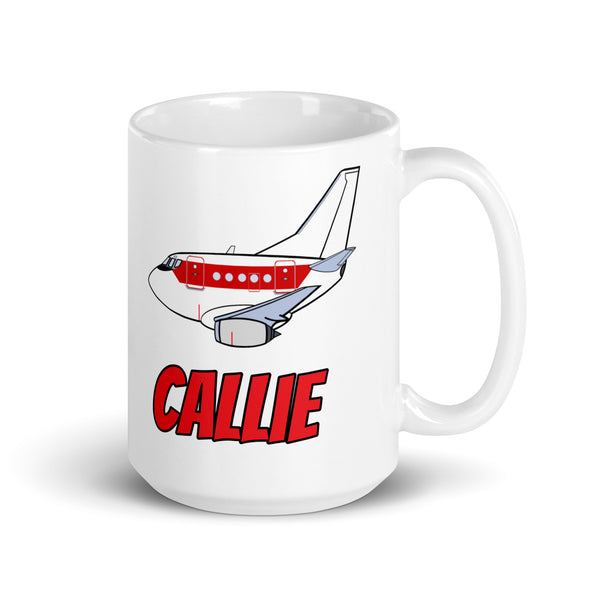 B-737 Janet "Callie" White glossy mug