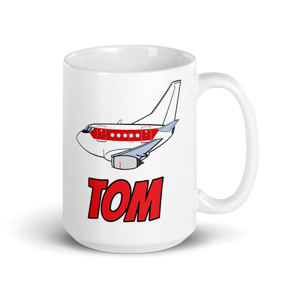 B-737 Janet "Tom" White glossy mug