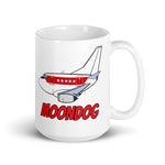 B-737 Janet "Moondog" White glossy mug
