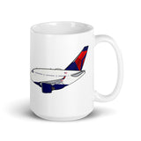 A-350 Mother D White glossy mug