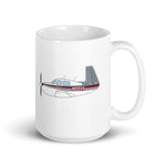 Northern Flight Mooney Caravan 5VV White glossy mug
