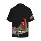 B-17 Texas Raiders Black Hawaiian Shirt