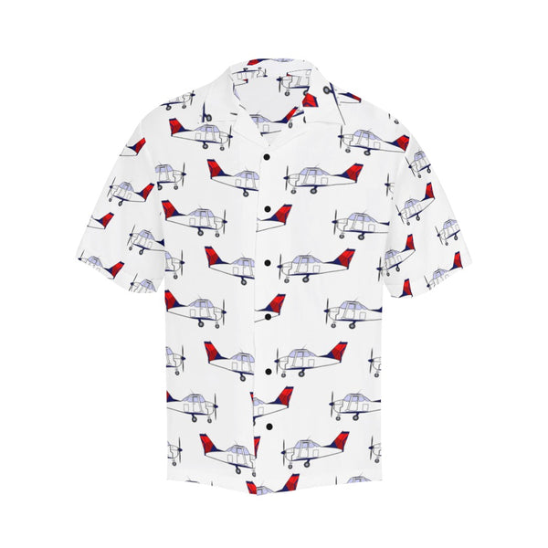 C-172 Mother D White Hawaiian Shirt