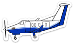 PC-12 Flying Pickup Sticker