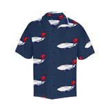 737 Scimitar Mother D Navy Blue Hawaiian Shirt