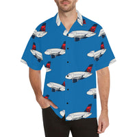 A 320 Mother D Light Blue Hawaiian Shirt