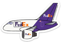 B-757 FedEx Sticker