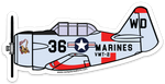 T-6 Texan General's Mistress Sticker-Large