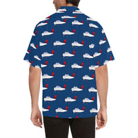 C-172 Mother D Blue Hawaiian Shirt