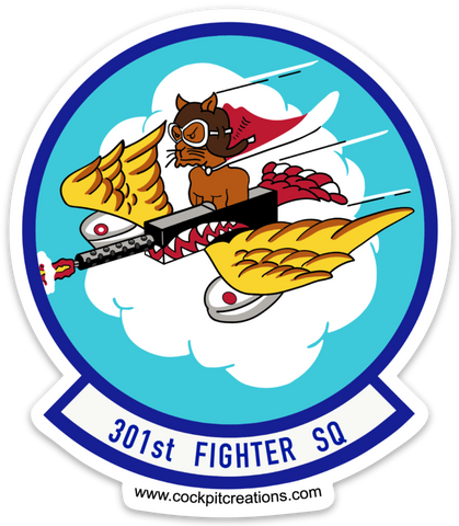 301st Fighter Squadron Sticker