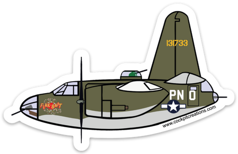 B-26 Flak Bait Sticker