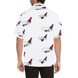 B-757/767 Mother D White Hawaiian Shirt