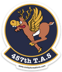 457th TAS Squadron Logo Sticker