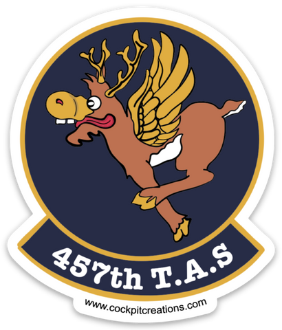 457th TAS Squadron Logo Sticker