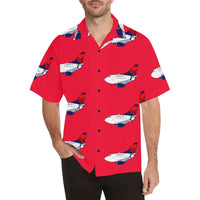 737 Scimitar Mother D Red Hawaiian Shirt