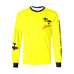 Freedom Flight Team Long Sleeve Bright Yellow Men's All Over Print Long Sleeve T-shirt