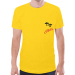 Freedom Flight Team Golden Yellow All Over Print T-shirt