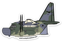 MC-130H Camo Goose Sticker