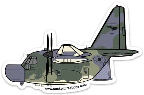 MC-130H Camo Goose Sticker