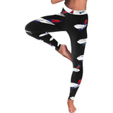 DAL Yoga White Band Low Rise Leggings