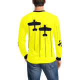 Freedom Flight Team Long Sleeve Bright Yellow Men's All Over Print Long Sleeve T-shirt