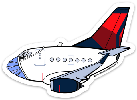 B 737 Mother D Mask Sticker