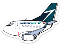 737 Westjet Sticker