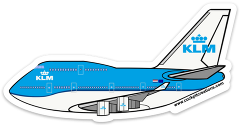 747-400 Flying Dutchman New Livery Sticker