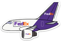 B-757 FedEx Sticker