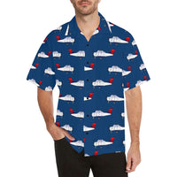 C-172 Mother D Blue Hawaiian Shirt