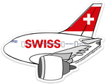 777 SWISS (4") Sticker