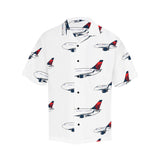 B-757/767 Mother D White Hawaiian Shirt