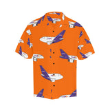 757 767 FedEx Orange Hawaiian Shirt