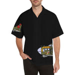 B-17 Texas Raiders Black Hawaiian Shirt